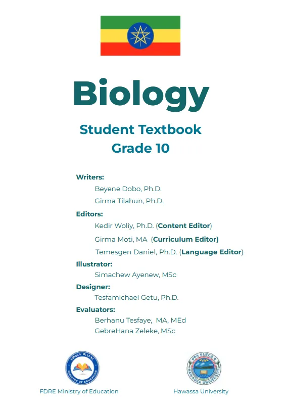 Download Ethiopian new Curriculum grade 10 biology Student Textbook PDF